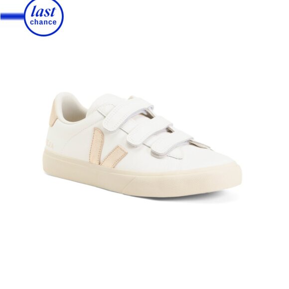 VEJA Shoes - VEJA White/platinum Made In Brazil Leather Recife Sneakers